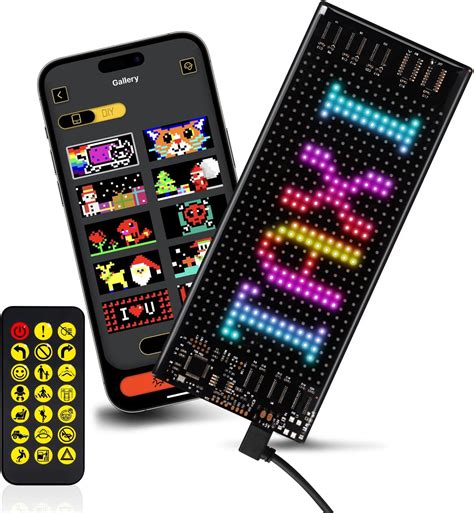 Amazon.com: DIYOYOTM 7''x3'' LED Signs for Car [2024 Advanced Smart APP ...