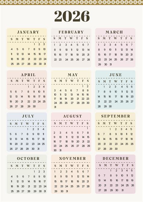 Free 2026 Daily Planner Calendar Template to Edit Online