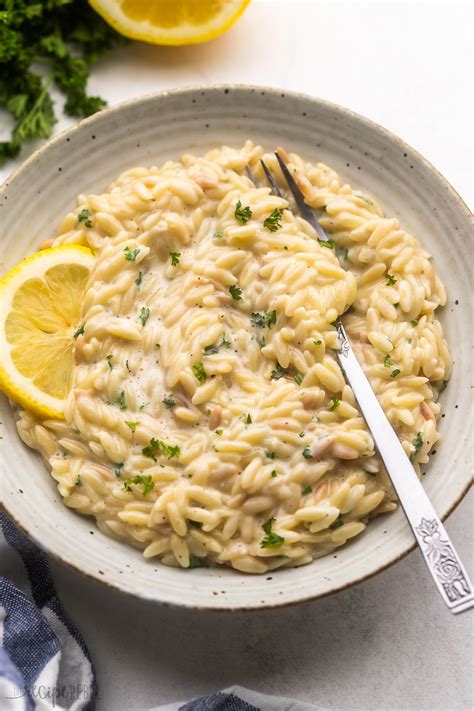 One Pot Lemon Orzo pasta - The Recipe Rebel