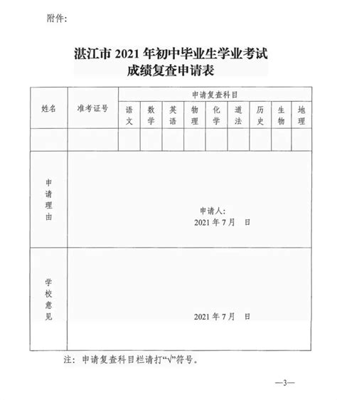 2021年广东湛江中考录取分数线公布 附录取结果查询入口