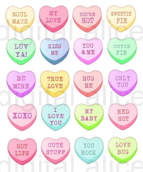 Valentines Day Heart Candy