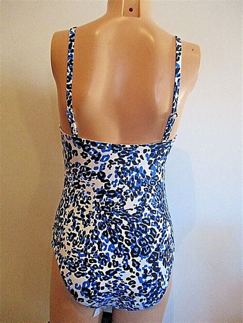 LADIES SWIMSUIT M&S BANDEAU SWIMMING COSTUME NEW SIZE 8 10 12 14 16 20 ...