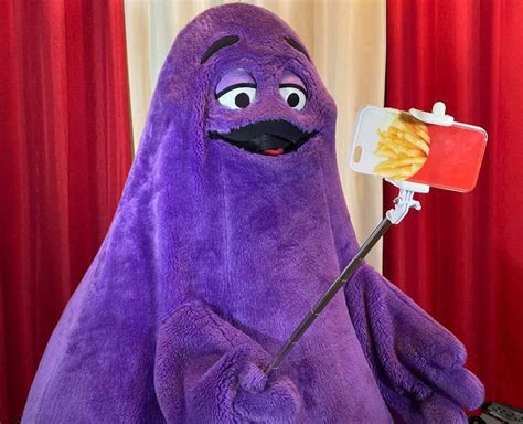 Mcdonalds Purple Mascot