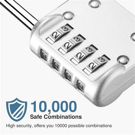 Puroma 2 Pack 2.6 Inch Long Shackle Combination Lock India | Ubuy