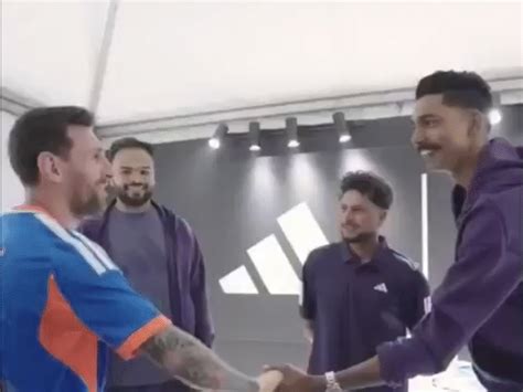 Lionel Messi dons Indian cricket jersey gifted by Jay Shah: 'GOAT ...