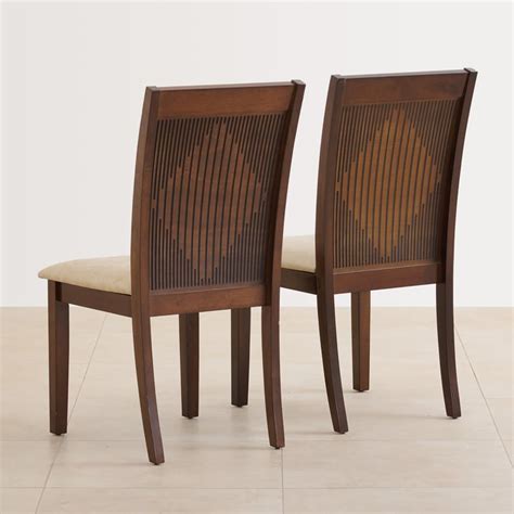 Buy (Refurbished) Harmony Sia Set of 2 Faux Leather Dining Chairs ...