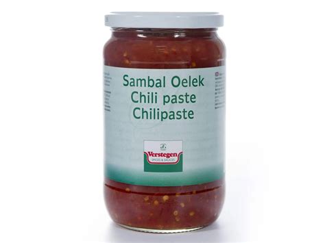 Sambal Oelek (Chilli Paste) - Verstegen Spices & Sauces UK Ltd