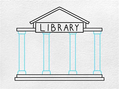 How to Draw a Library - HelloArtsy