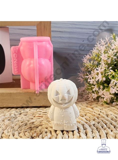 3D Silicon 1 Cavity Halloween Demon Shape Silicon Candle Mould, Silicon ...