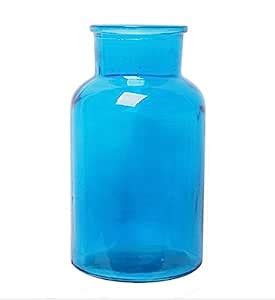 Buy Hosley Blue Glass Vases - 10 Inch High. Ideal Gift for Special ...