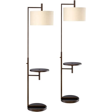 Mesa Tray Table Floor Lamps with USB Port Set of 2 - Ritoyou