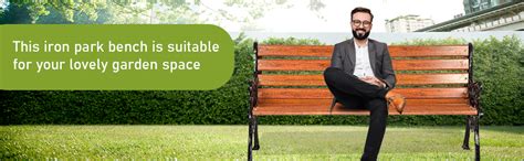 FurniFuture Relaxim Heavy Duty Outdoor Garden Bench 5 Feet Long 3 ...