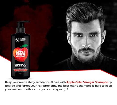 Buy BEARDO APPLE CIDER VINEGAR SHAMPOO - 300 ML Online & Get Upto 60% ...