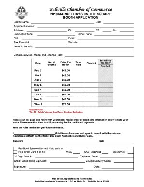 Fillable Online Kyle Market Days VendorCity of Kyle Texas Official ...
