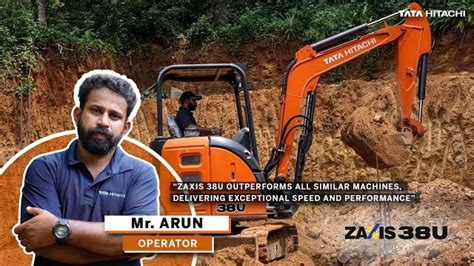 Zaxis 38U - Price & Specifications: Hydraulic Mini Excavator | Tata Hitachi