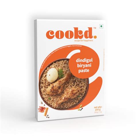 Cookd Dindigul Biryani Paste 255g (Serves 3 People) | Ready to Cook ...