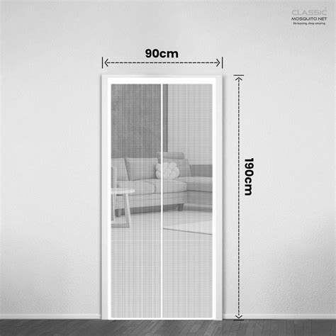 Classic Mosquito Net for Door Polyester Magnetic Curtain Auto Closing ...