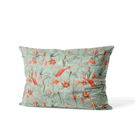 Flamingo Poly Canvas Cushion Cover For Couch, Sofa Cushion 18x18 – Nook ...