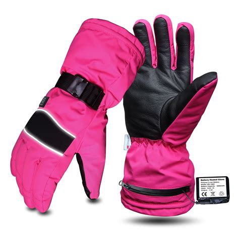 EvridWear Heated 3M thinsulate Thermal Winter Gloves for Women Men with ...