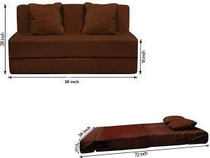 Giftara 3X6 Feet 1 Seater Single Foam Fold Out Sofa Cum Bed Price in ...