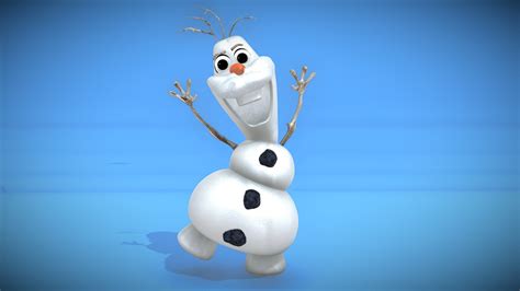 Olaf the Snowman Disney character(Frozen). - Download Free 3D model by ...