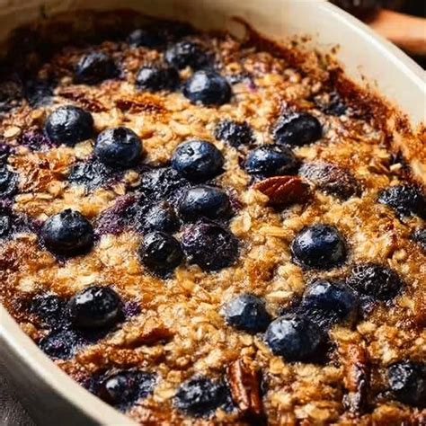 Blueberry Baked Oatmeal