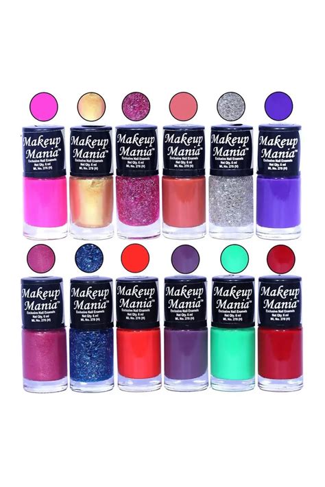 Makeup Mania Nail Polish Set- 12 X 6ml Each – HalfPe