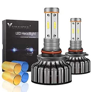 YUFANYA 9005/HB3 LED Bulbs-3000K/6000K/8000K High Beam-100W 12,000 ...