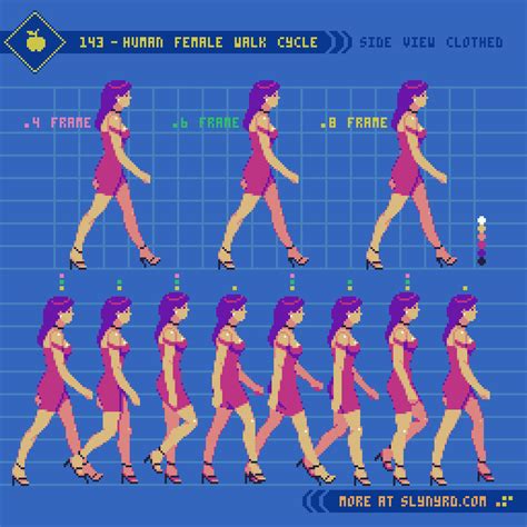 Walk Cycle Reference Female