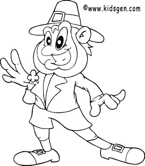 St. Patrick's Day Images to Color