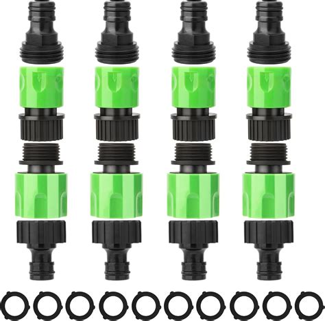 Amazon.com: 16 Pieces Garden Hose Connectors,Quick Release Hose ...
