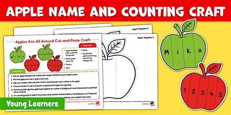 Apple Fine Motor Cut-and-Paste Craft