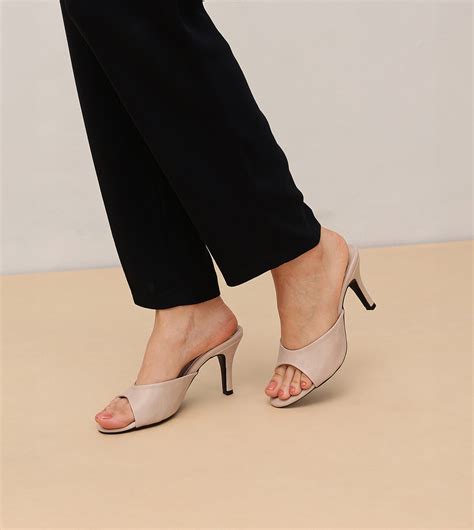 Stone Tweed Almond Toe Mules - Stiletto Heels for Women – PairieTales