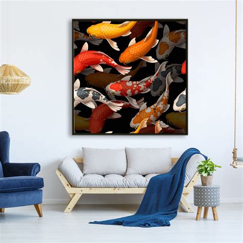 Invite Prosperity and Harmony with our Feng Shui Koi Fish Canvas ...