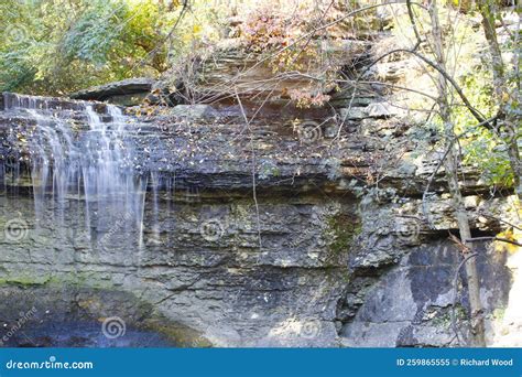 View of Millikin Falls, Quarry Trails Metro Park, Columbus, Ohio Stock ...