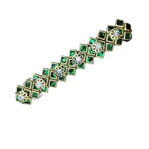 VRCreations Handmade Kundan Center Clip Vintage Style Hair Clip with ...