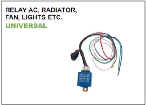 Car International Relay Universal Dual Head Lamp O\M CI-9933 for ...