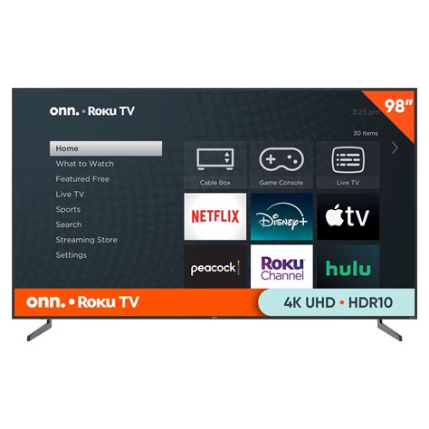 onn. 98” 4K UHD LED Roku TV for Employee Desk Areas - Walmart Business ...