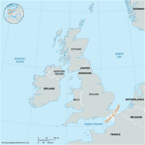 Strait of Dover | Map, Length, Depth, & Facts | Britannica