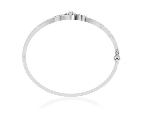 Online Jewellery Shopping of Amya Diamond Bangle In Gold - Jewelslane