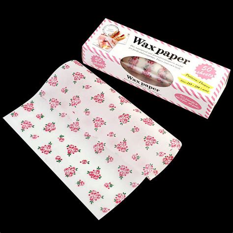 HongHeng 50Pcs Wax Paper Deli Paper Sheets Sandwich Wrap Parchment ...