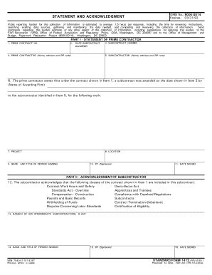 Standard Form 1413 Fillable - Fill and Sign Printable Template Online