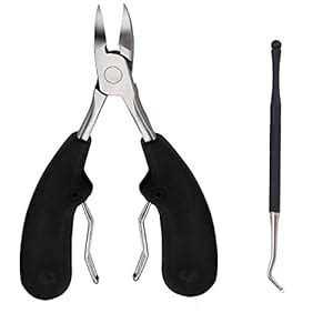 Spove Toenail Nipper with Nail Lifter Set for Thick or Ingrown Toenails ...