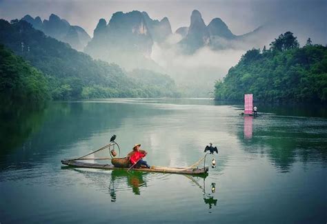 清晨美丽的桂林山水景观摄影jpg图片免费下载_编号1kehg94p1_图精灵
