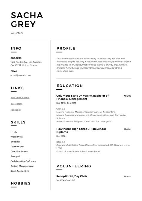 20 Volunteer Resume Examples & Guide for 2023