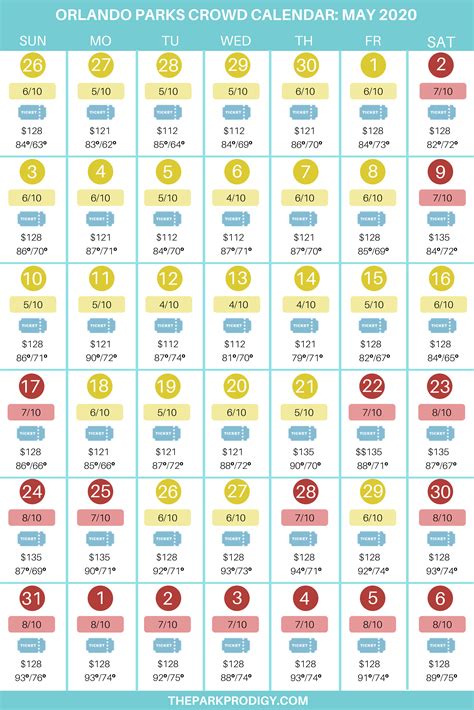 Crowd Calendar Seaworld - Google Calendar Tips