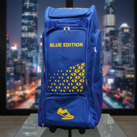 SC Blue Edition Wheel Cricket Kitbag – Sportswing.in