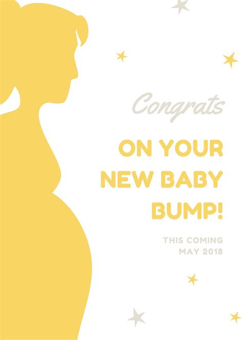 Pregnancy Announcement Template