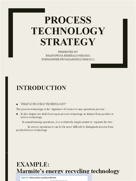 Process Technique Strategy 的图像结果