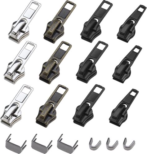 Amazon.com: SING F LTD 52PCS Zipper Repair Kit Universal #5 Zipper ...